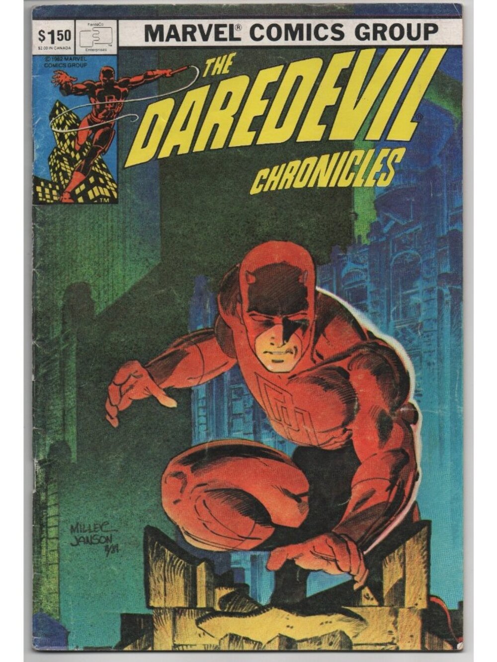 Daredevil Chronicles FantaCo 1982 VG/FN 5.0 Frank Miller Klaus Janson